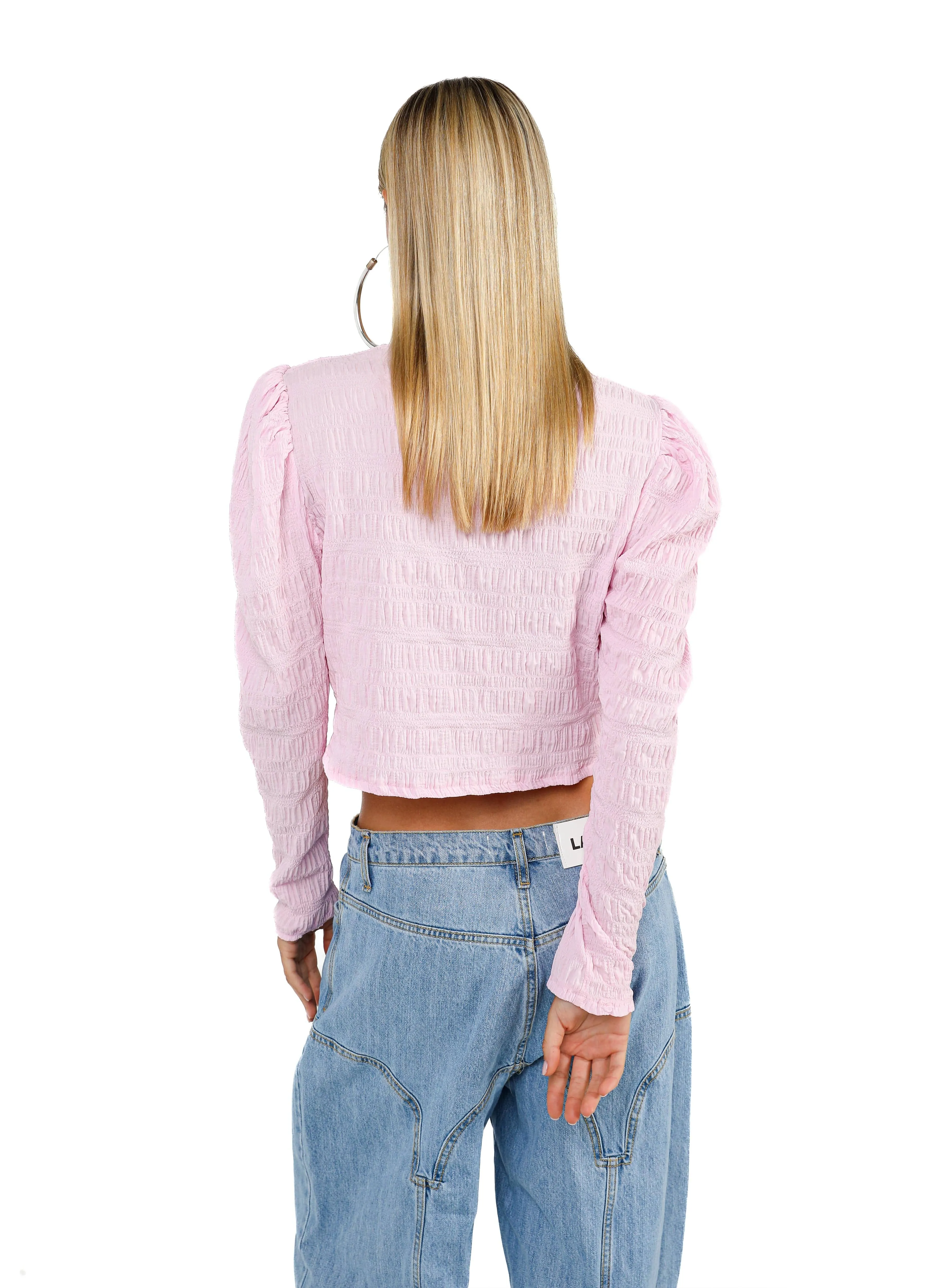 BRIDGET PINK BLOUSE sold by LAAGAM product image thumbnail 4