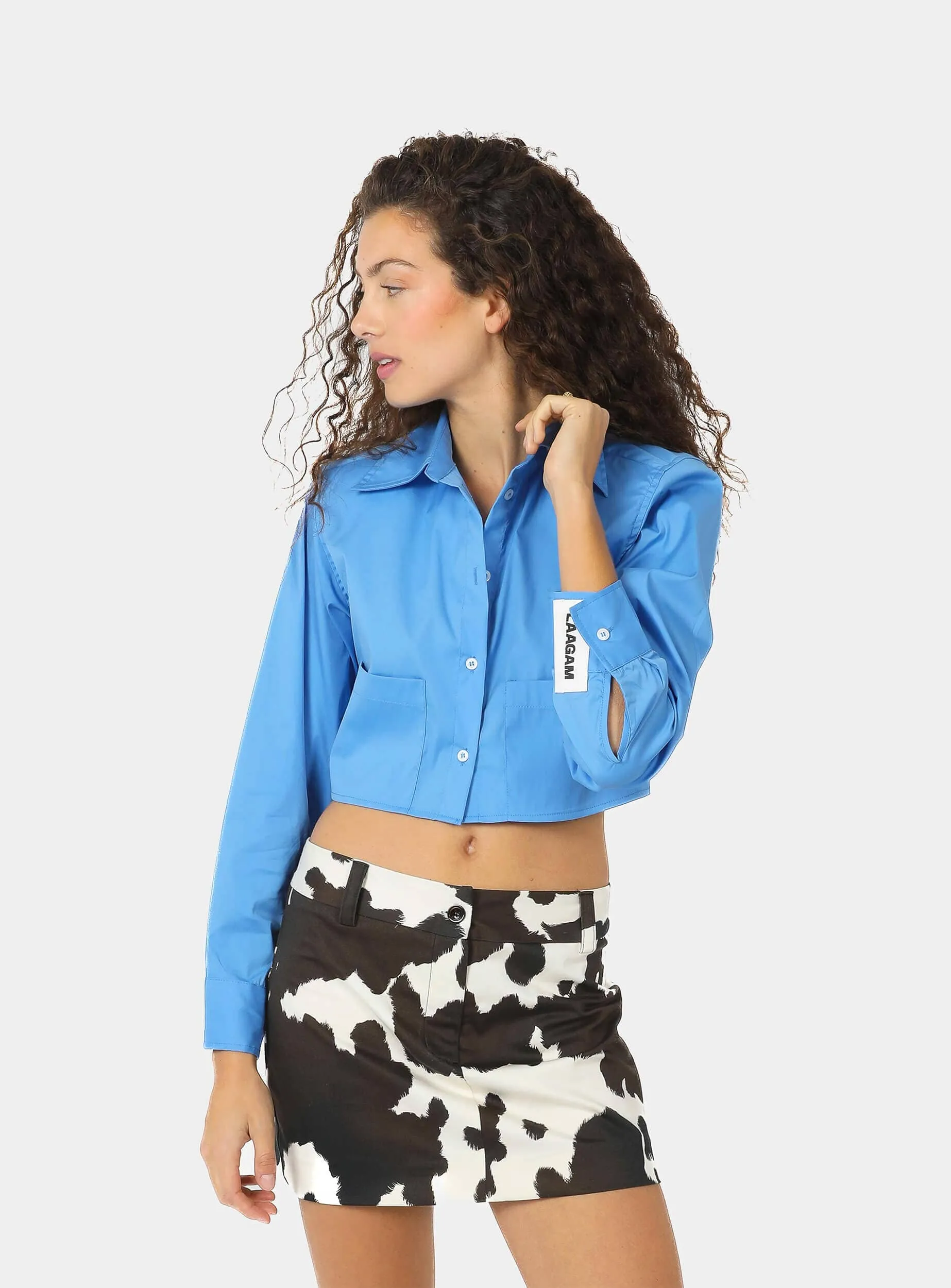 HERALD BLUE SHIRT sold by LAAGAM