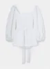 CECILE WHITE BLOUSE sold by LAAGAM