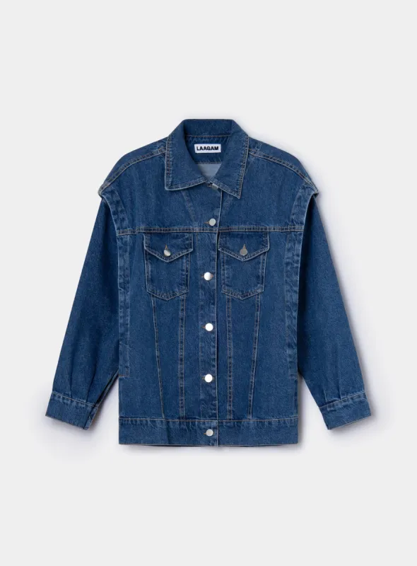 DE-NIMES INDIGO JACKET sold by LAAGAM