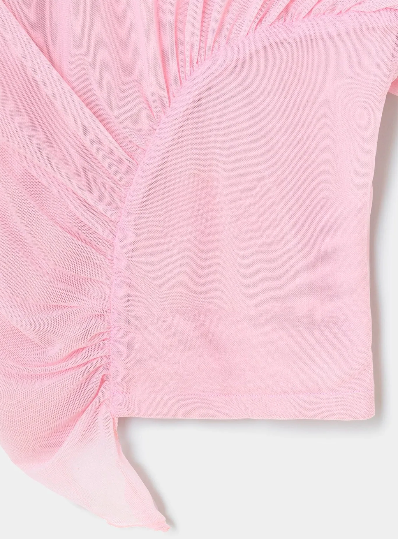 GEMINI PINK DRAPED TOP sold by LAAGAM product image thumbnail 3