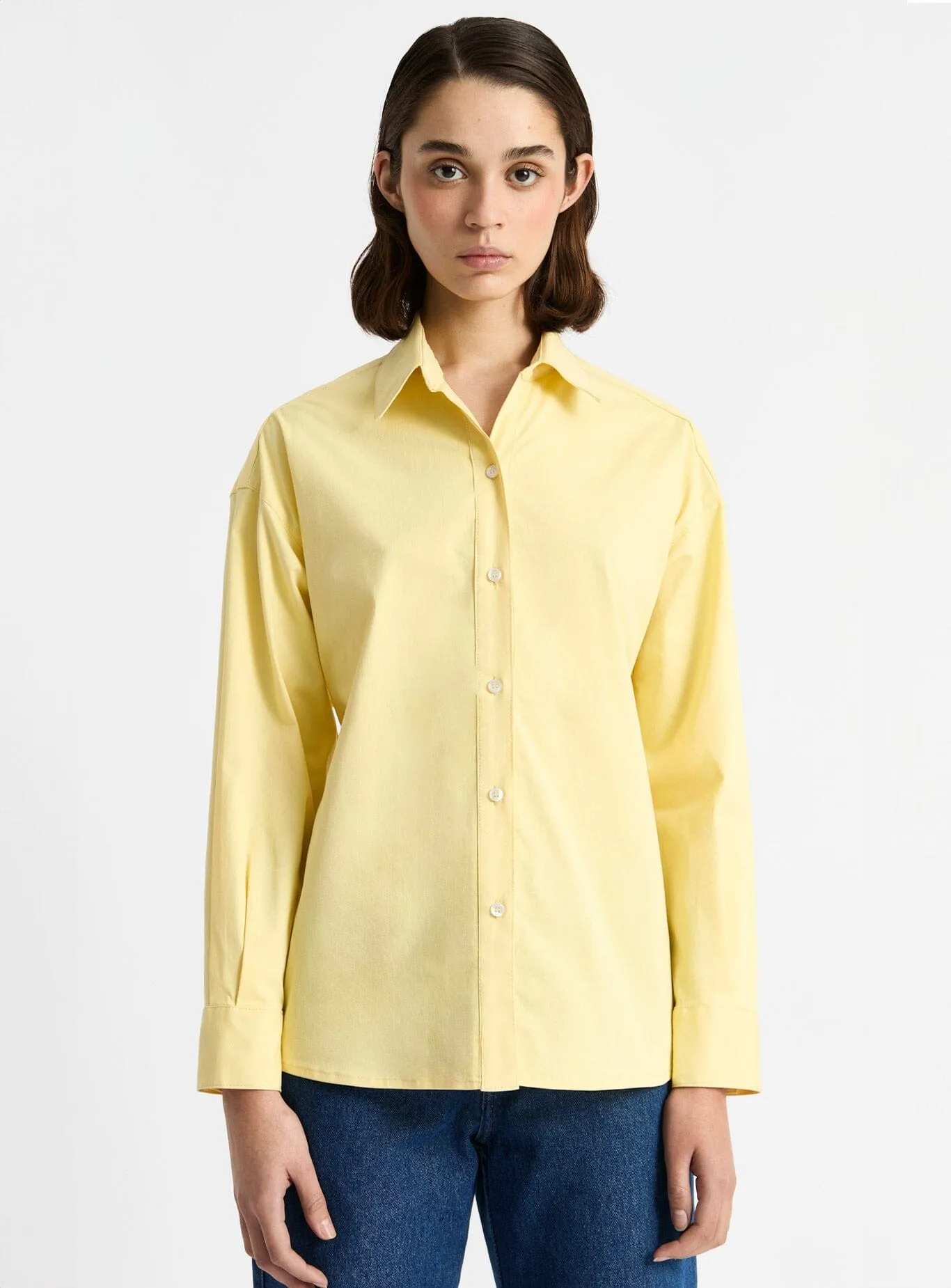 COBA BUTTER CUT-OUT SHIRT sold by LAAGAM