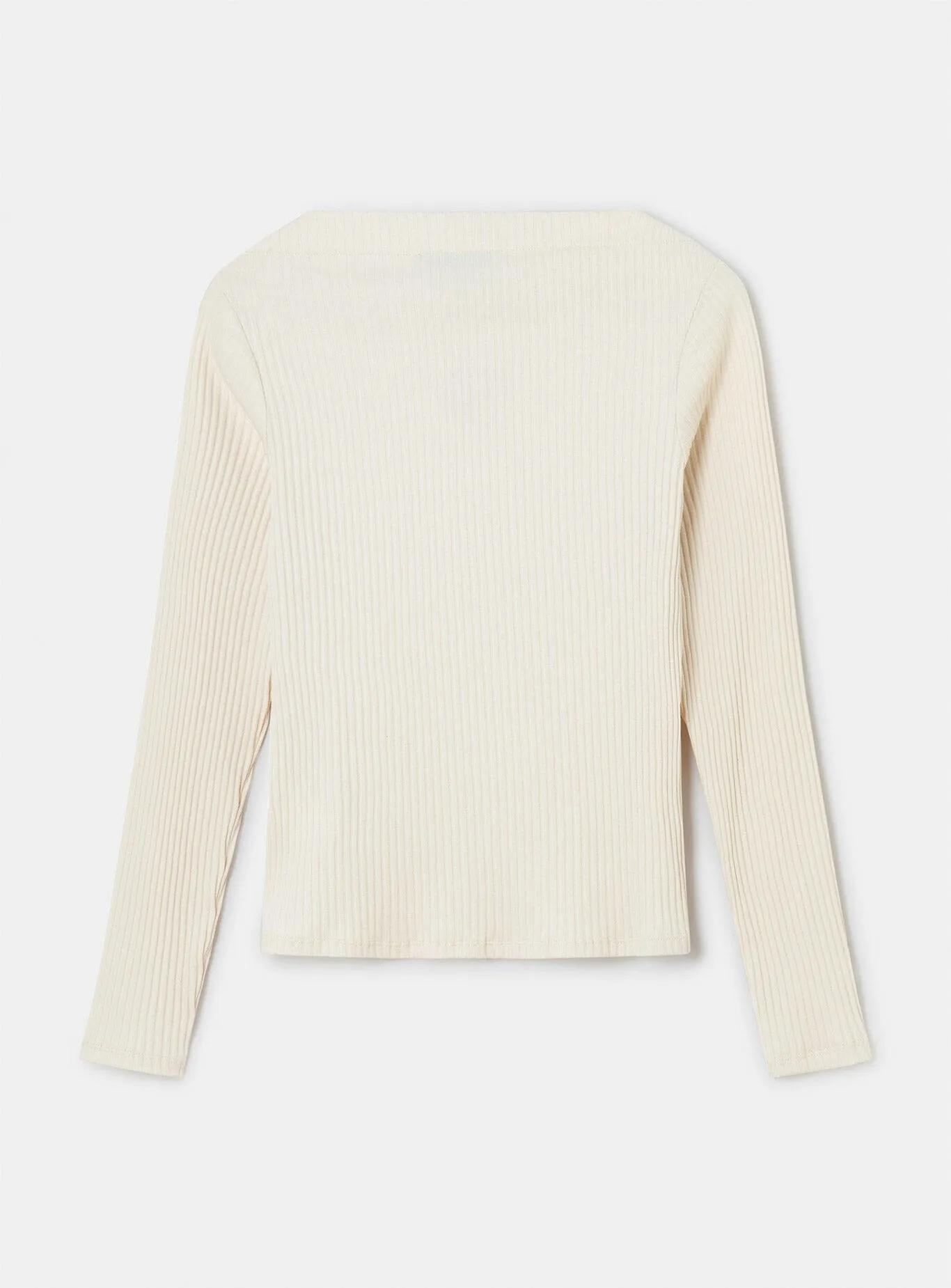 EMORY ECRU LONGSLEEVE T-SHIRT sold by LAAGAM product image thumbnail 2