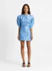 IDUNA BLUE SHORT DRESS sold by LAAGAM