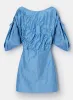IDUNA BLUE SHORT DRESS sold by LAAGAM
