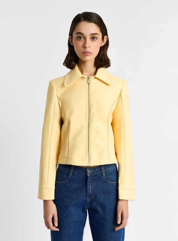 GABRIELLA BUTTER SHORT JACKET sold by LAAGAM