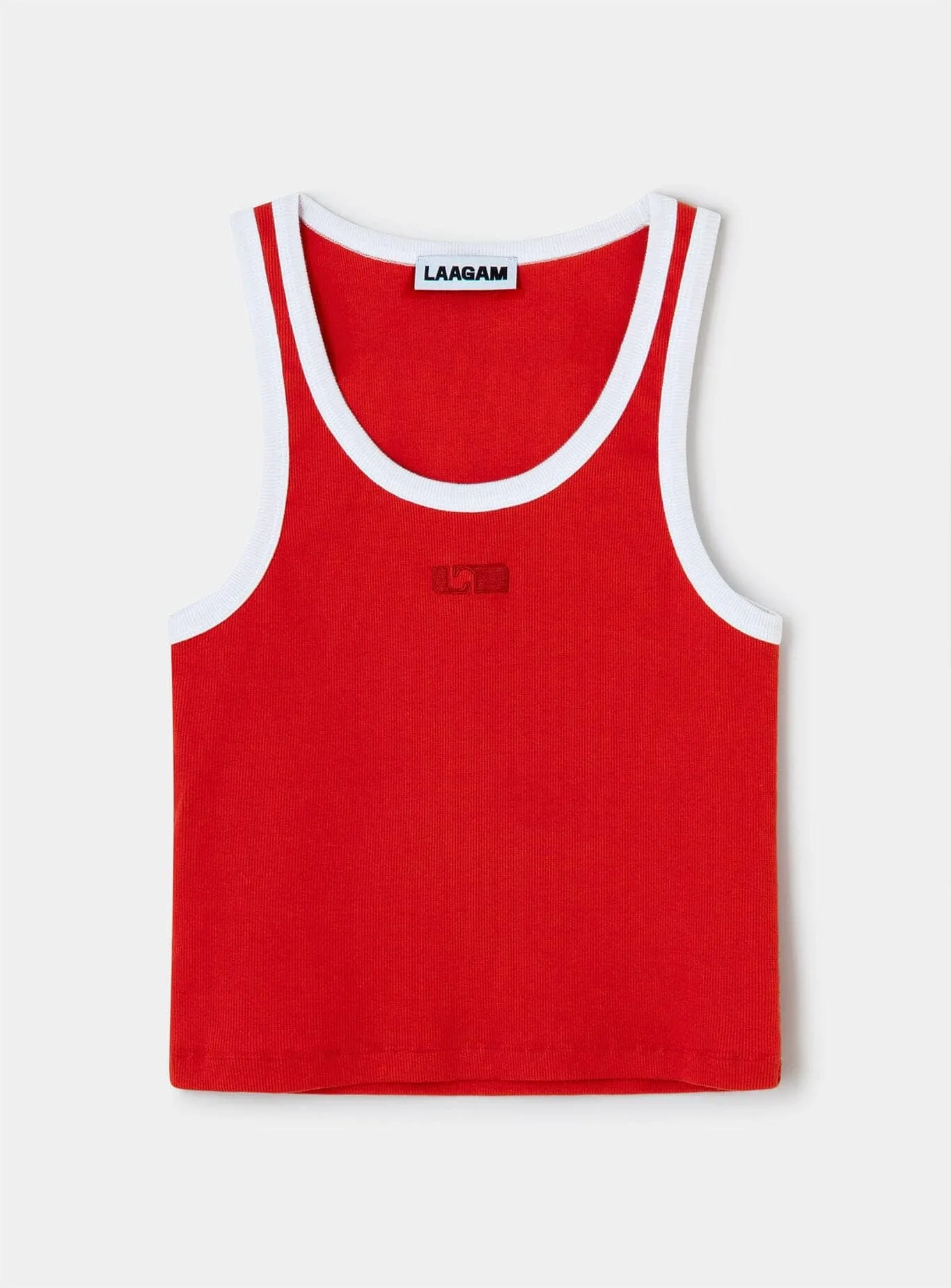 KELSI RED TANK TOP sold by LAAGAM product image thumbnail 3