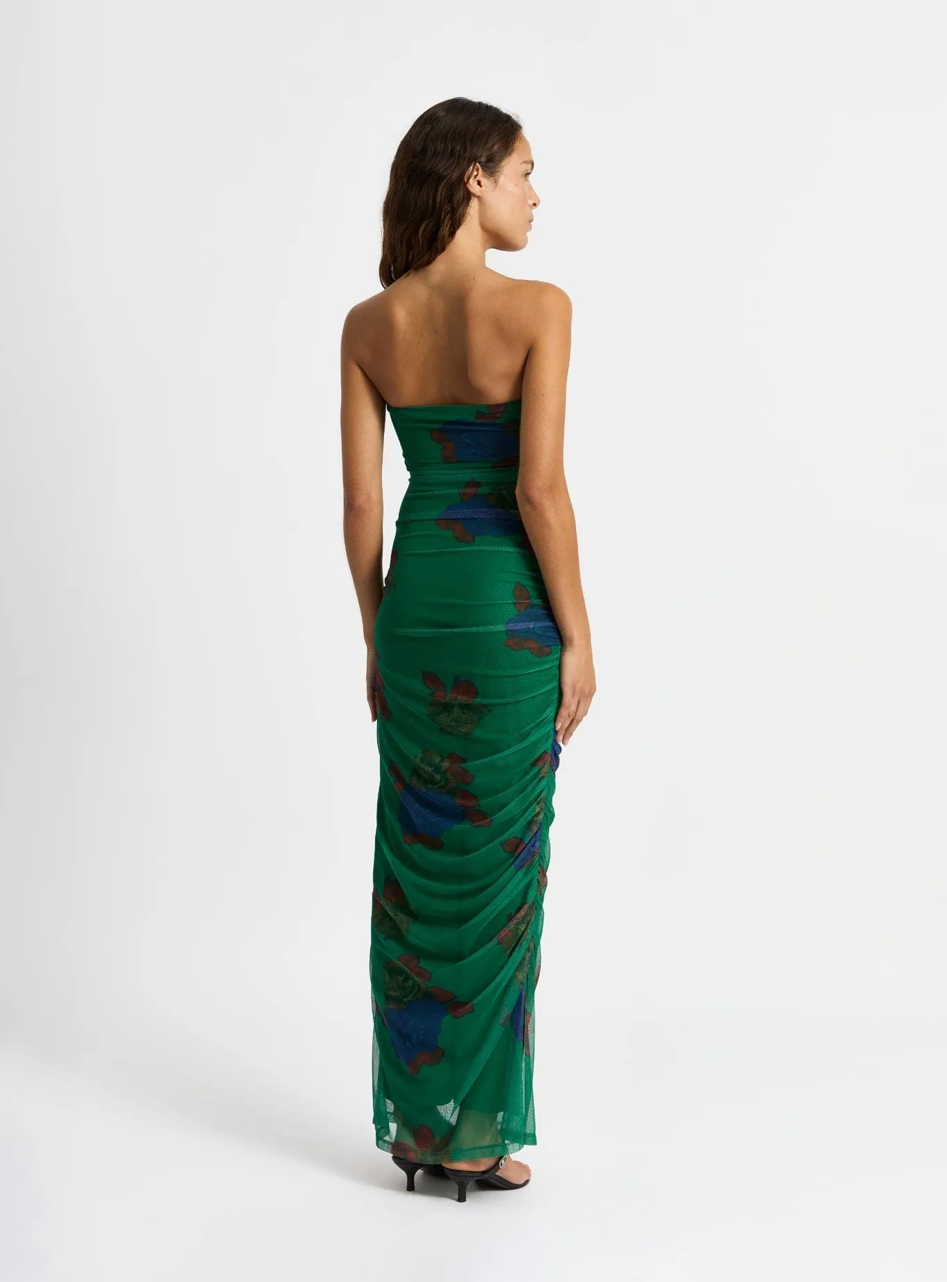 SELMA GREEN MIDI DRESS sold by LAAGAM product image thumbnail 2