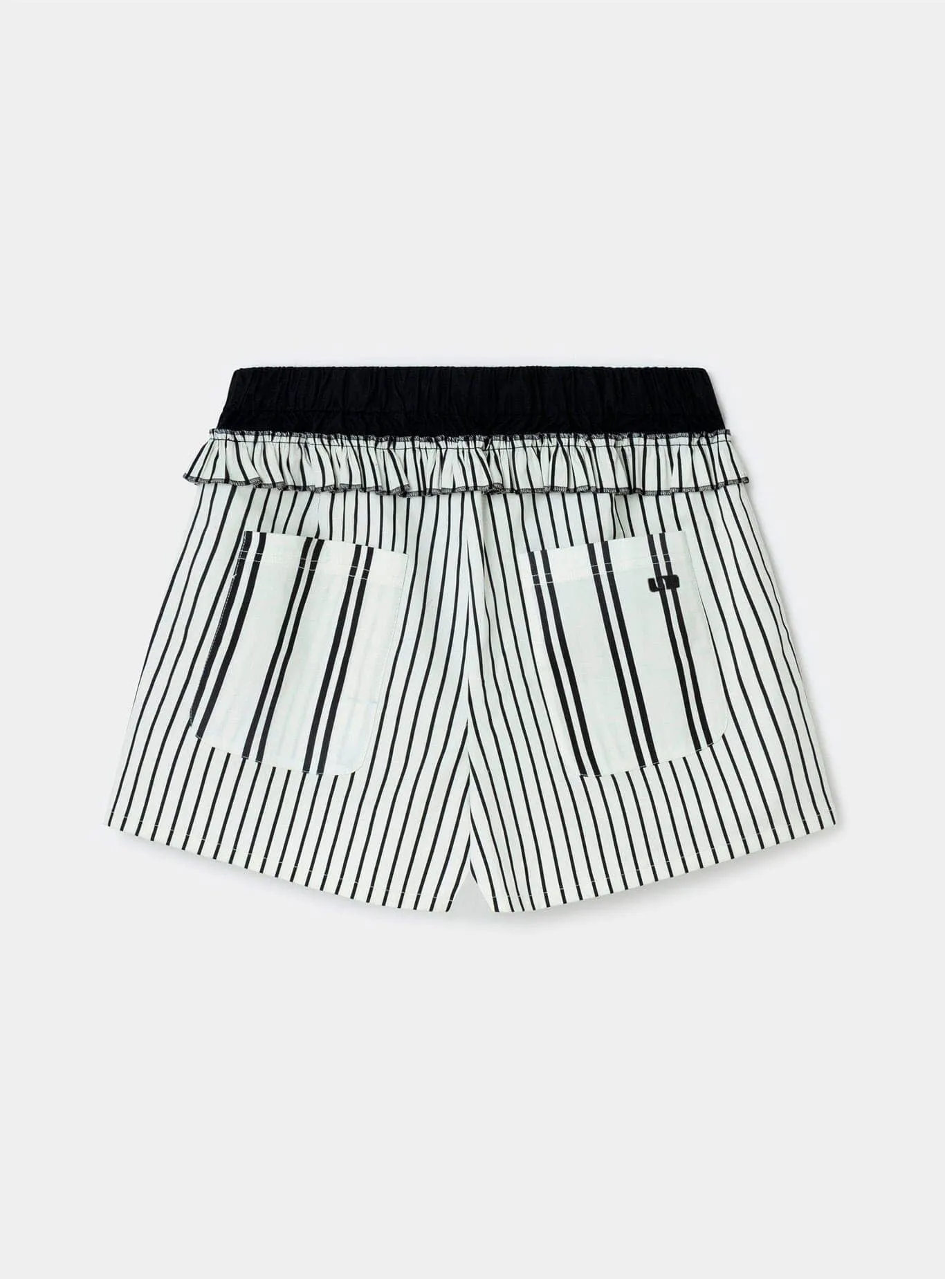 CAOS BLACK & WHITE POPLIN BOXER PANTS sold by LAAGAM product image thumbnail 5