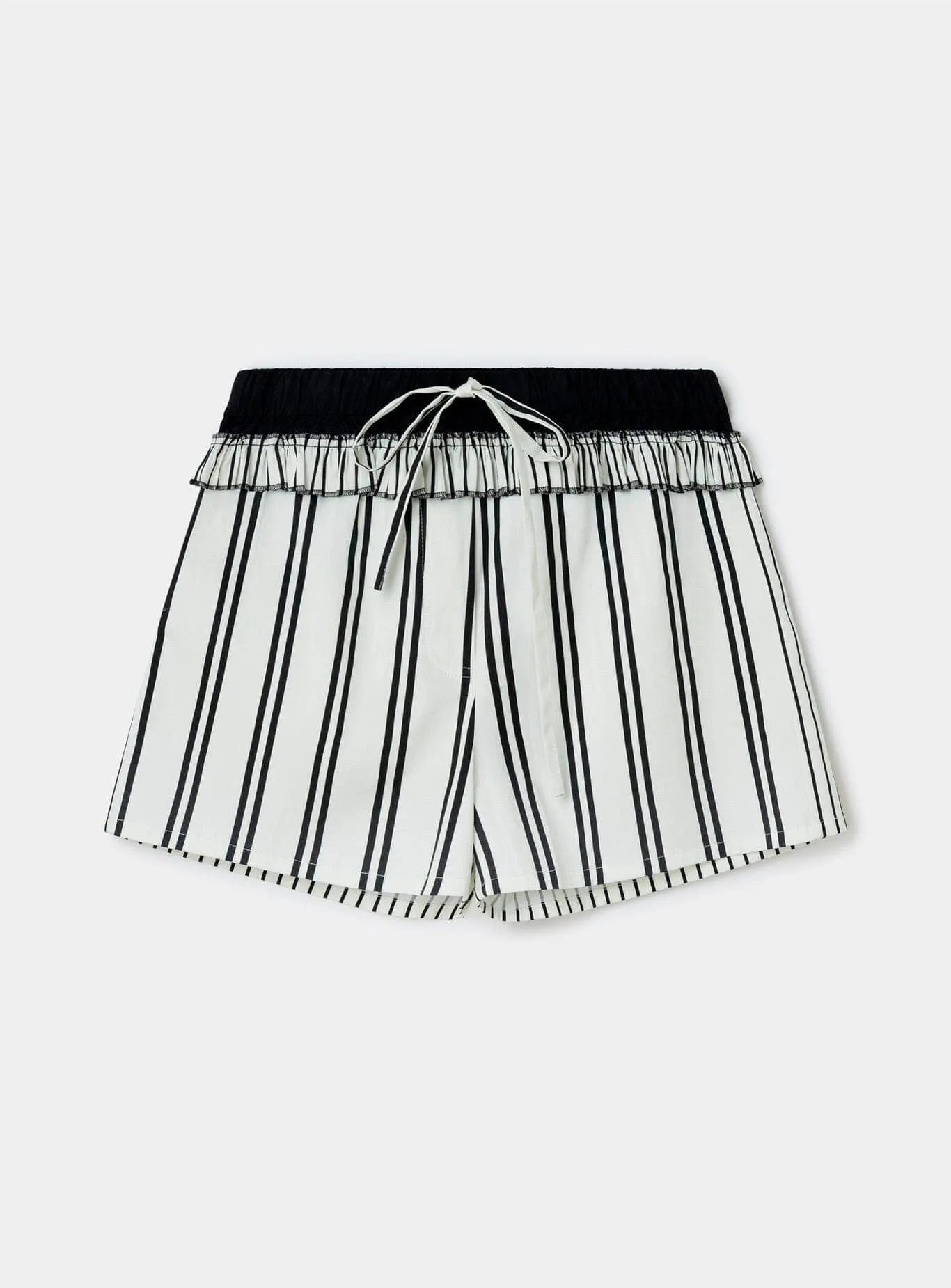 CAOS BLACK & WHITE POPLIN BOXER PANTS sold by LAAGAM product image thumbnail 4