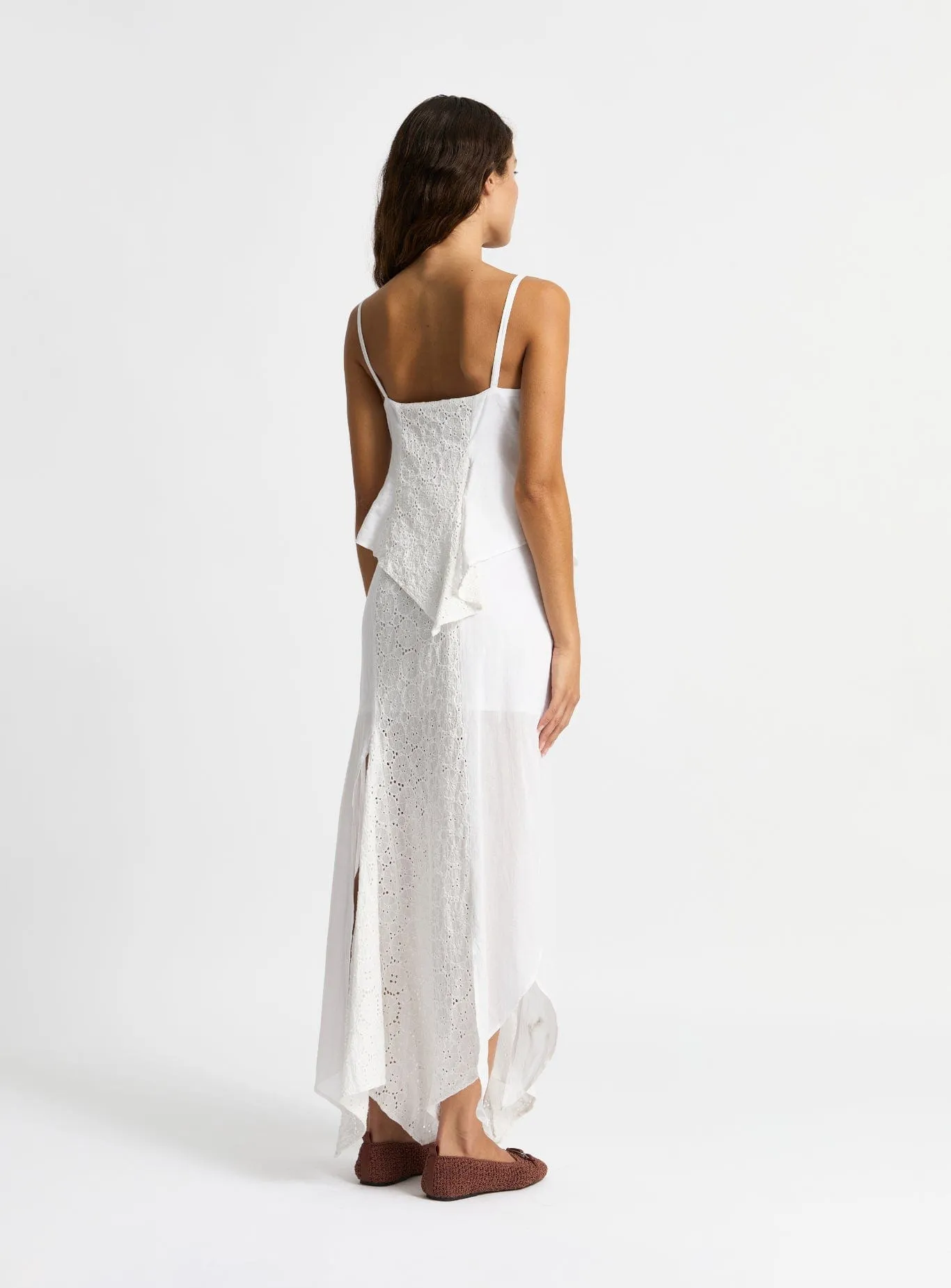 LEA WHITE LACE MIDI DRESS sold by LAAGAM product image thumbnail 2