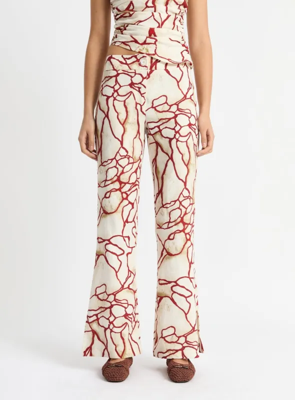 NIKITA ECRU LINEN PANTS sold by LAAGAM