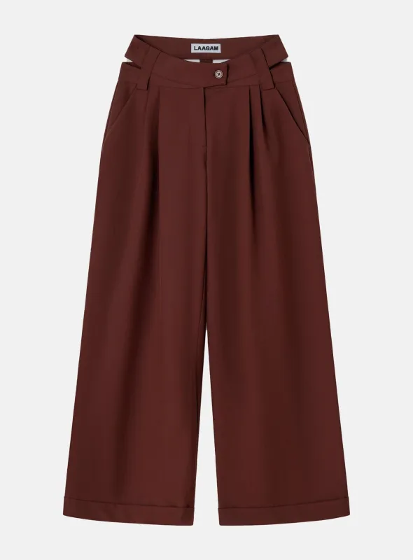 SMITH BROWN TAILORED PANTS sold by LAAGAM