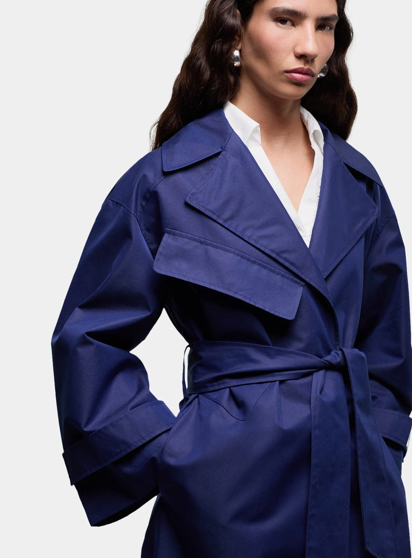 LONDRES NAVY TRENCH sold by LAAGAM product image thumbnail 4