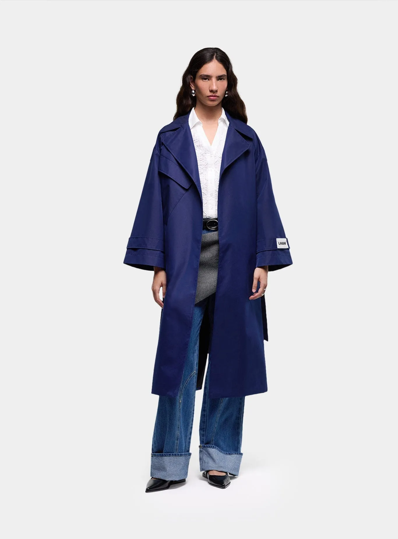 LONDRES NAVY TRENCH sold by LAAGAM product image thumbnail 2