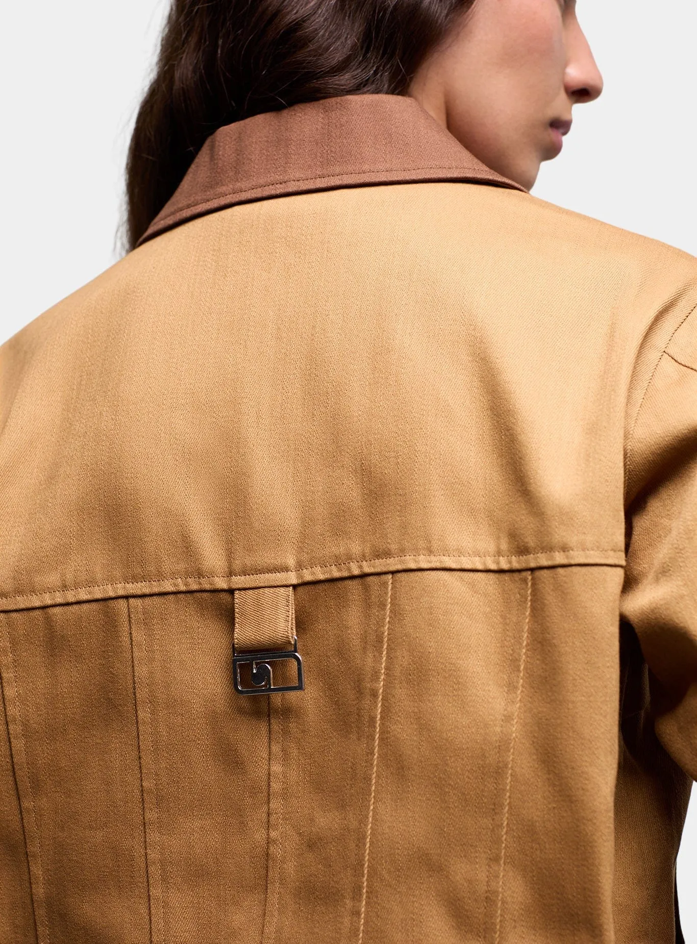 NEXA SERGE CAMEL JACKET sold by LAAGAM product image thumbnail 5