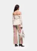 PETRA ECRU TEXTURED BLOUSE sold by LAAGAM
