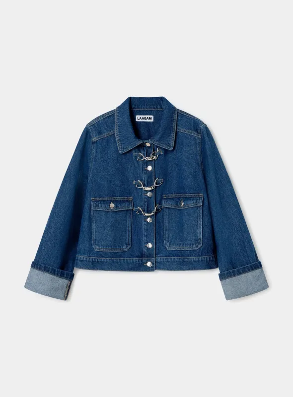 DALSTON INDIGO DENIM JACKET sold by LAAGAM