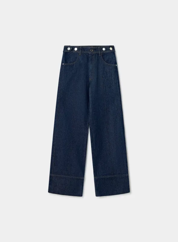 MOLLY DARK DENIM JEANS sold by LAAGAM