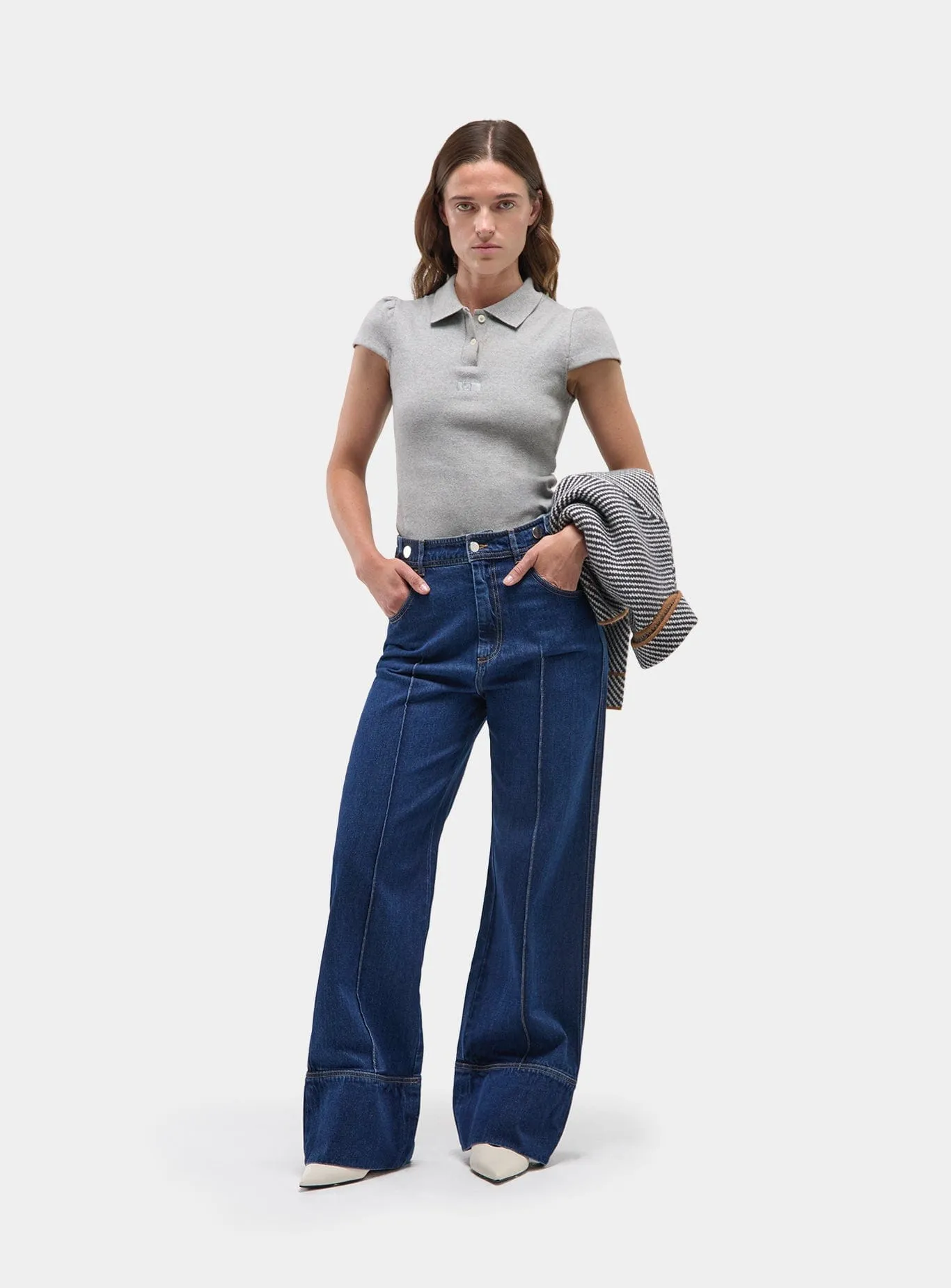 MOLLY DARK DENIM JEANS sold by LAAGAM product image thumbnail 4
