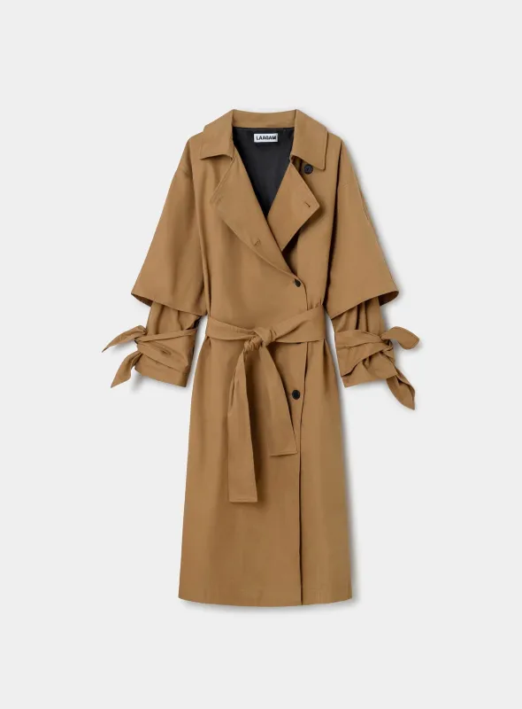 PRAGUE CAMEL TRENCH sold by LAAGAM
