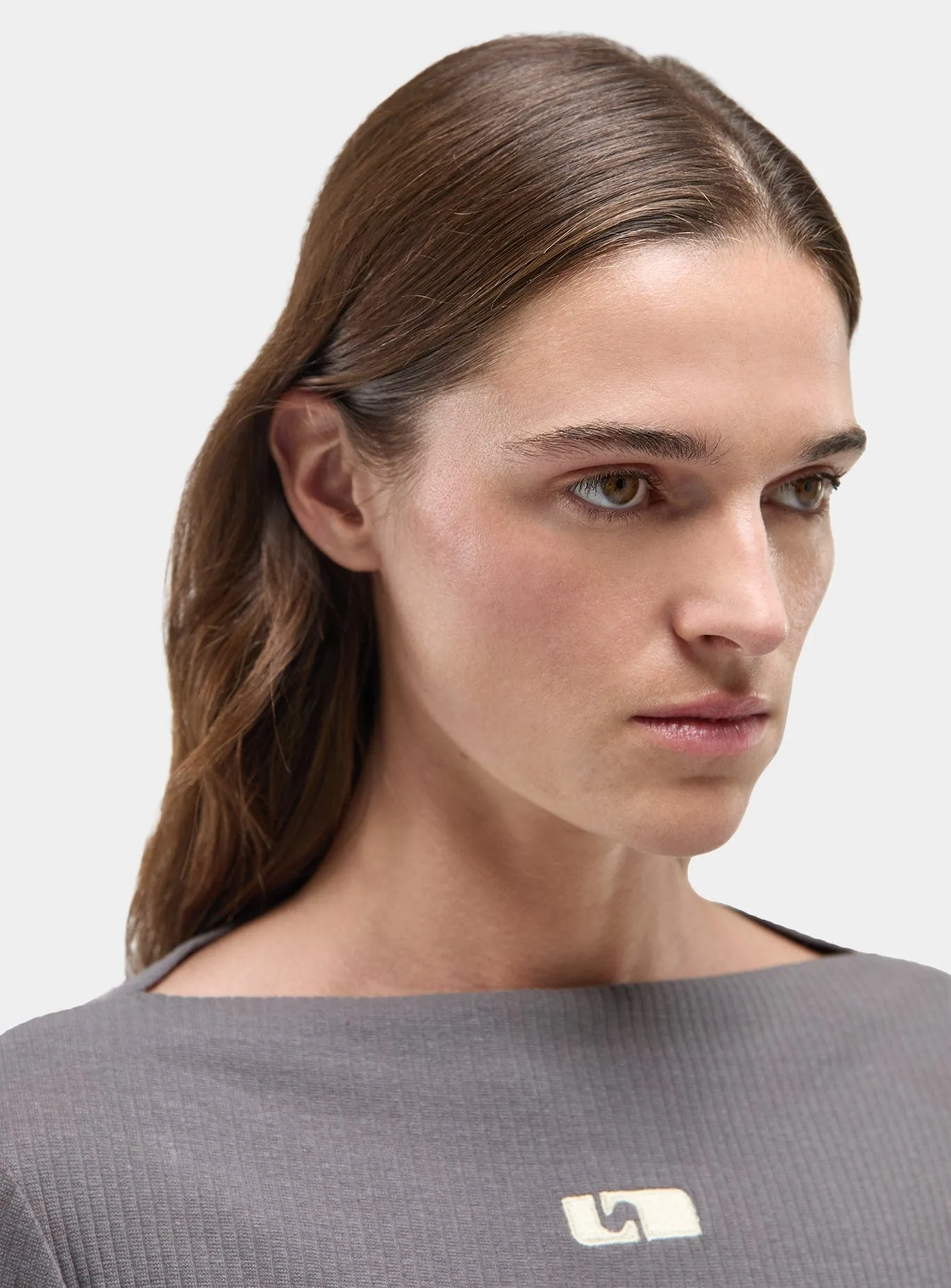 EMORY GREY LONG SLEEVE T-SHIRT sold by LAAGAM product image thumbnail 4