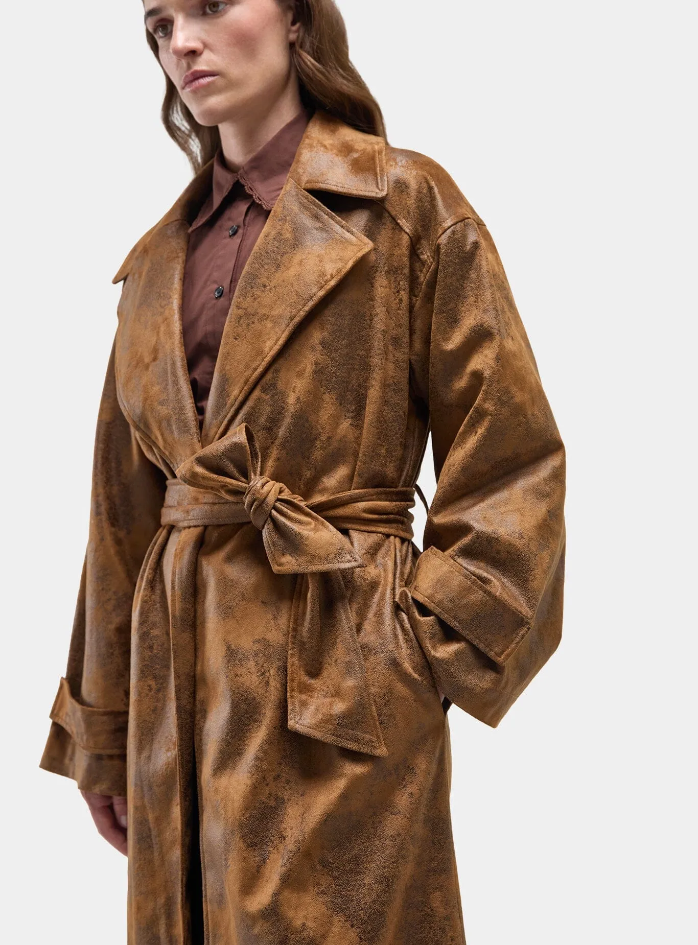COBRA BROWN TRENCH sold by LAAGAM product image thumbnail 3