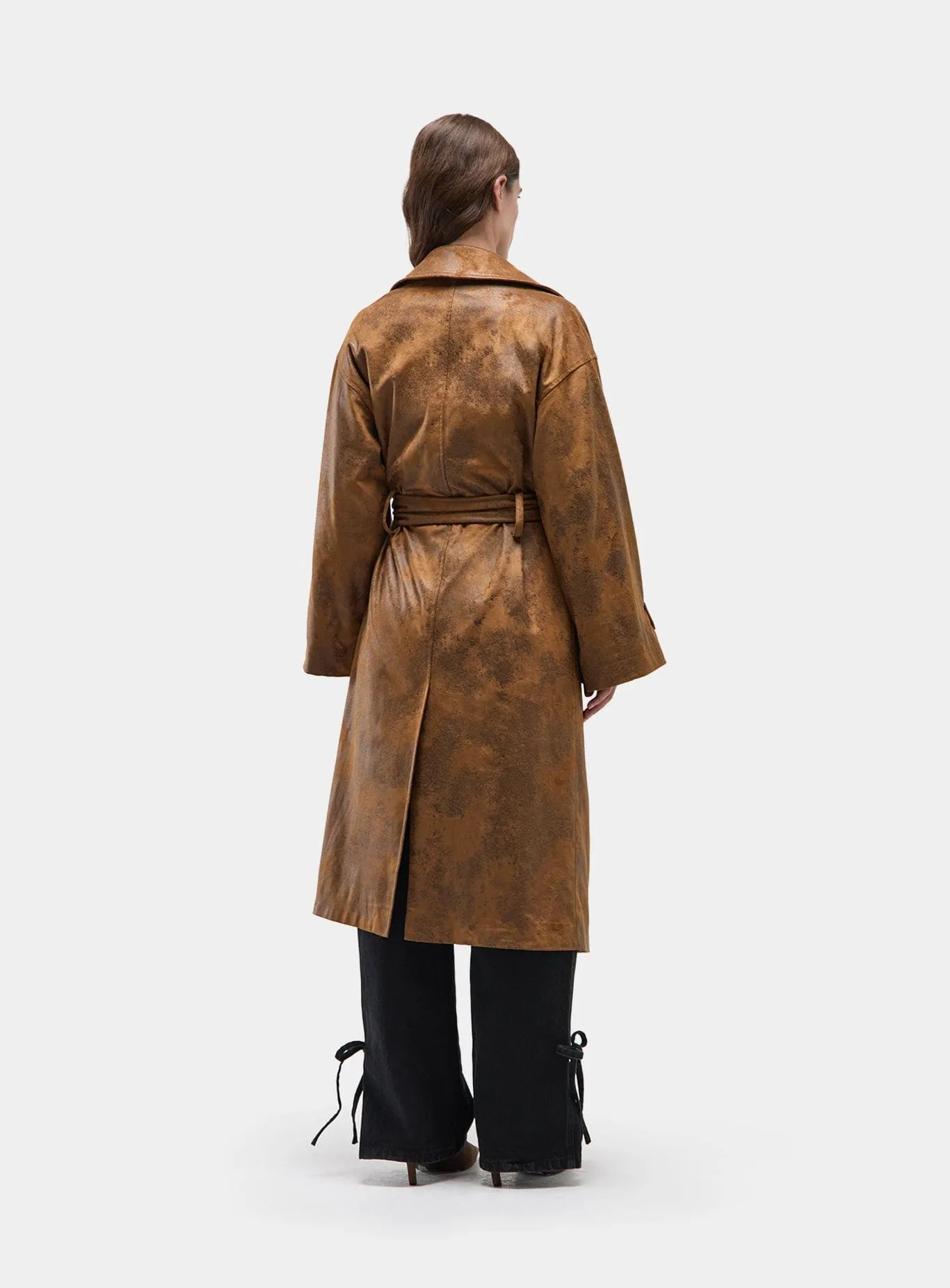 COBRA BROWN TRENCH sold by LAAGAM product image thumbnail 2