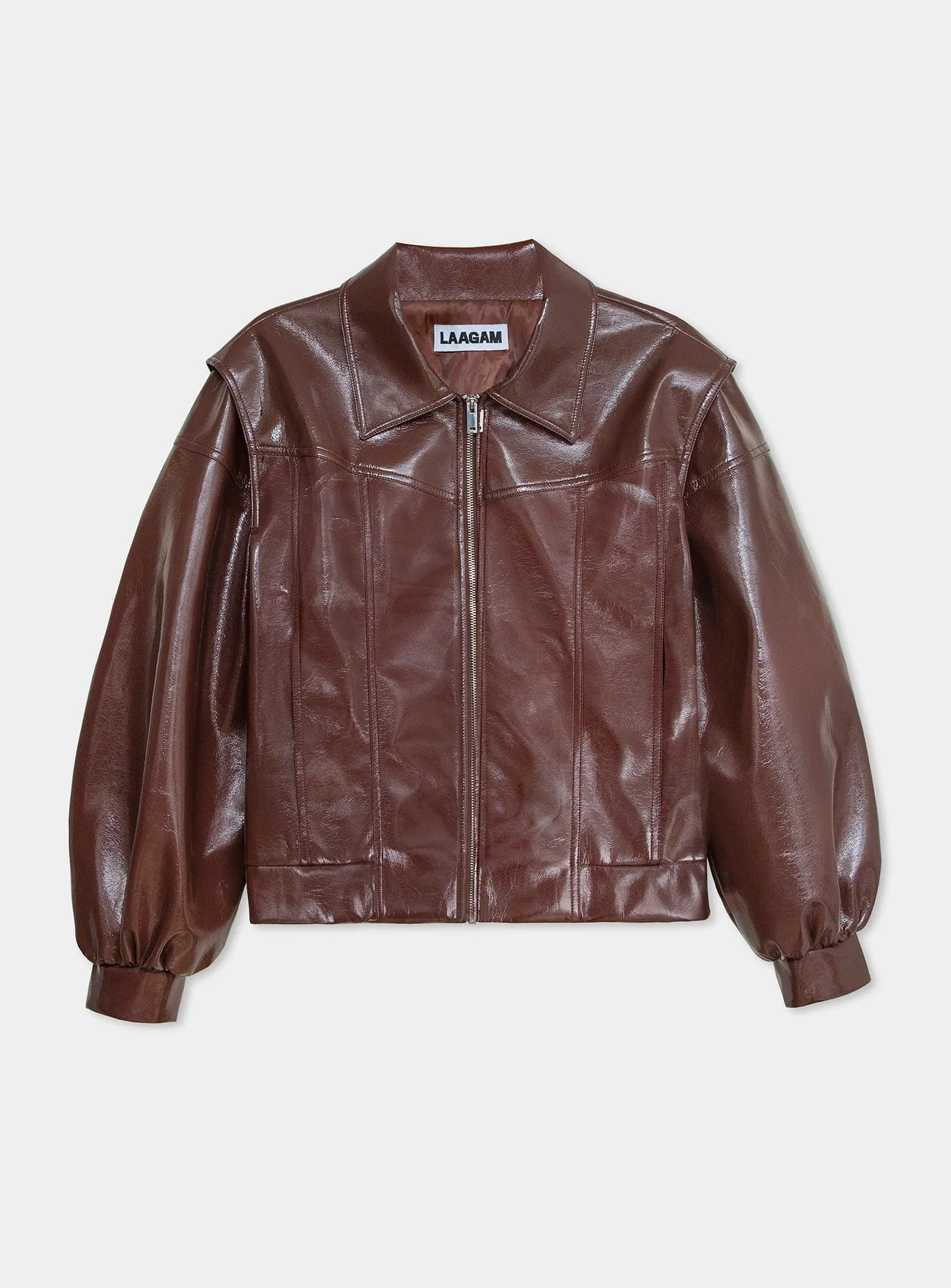CUPIDO BROWN BOMBER JACKET sold by LAAGAM