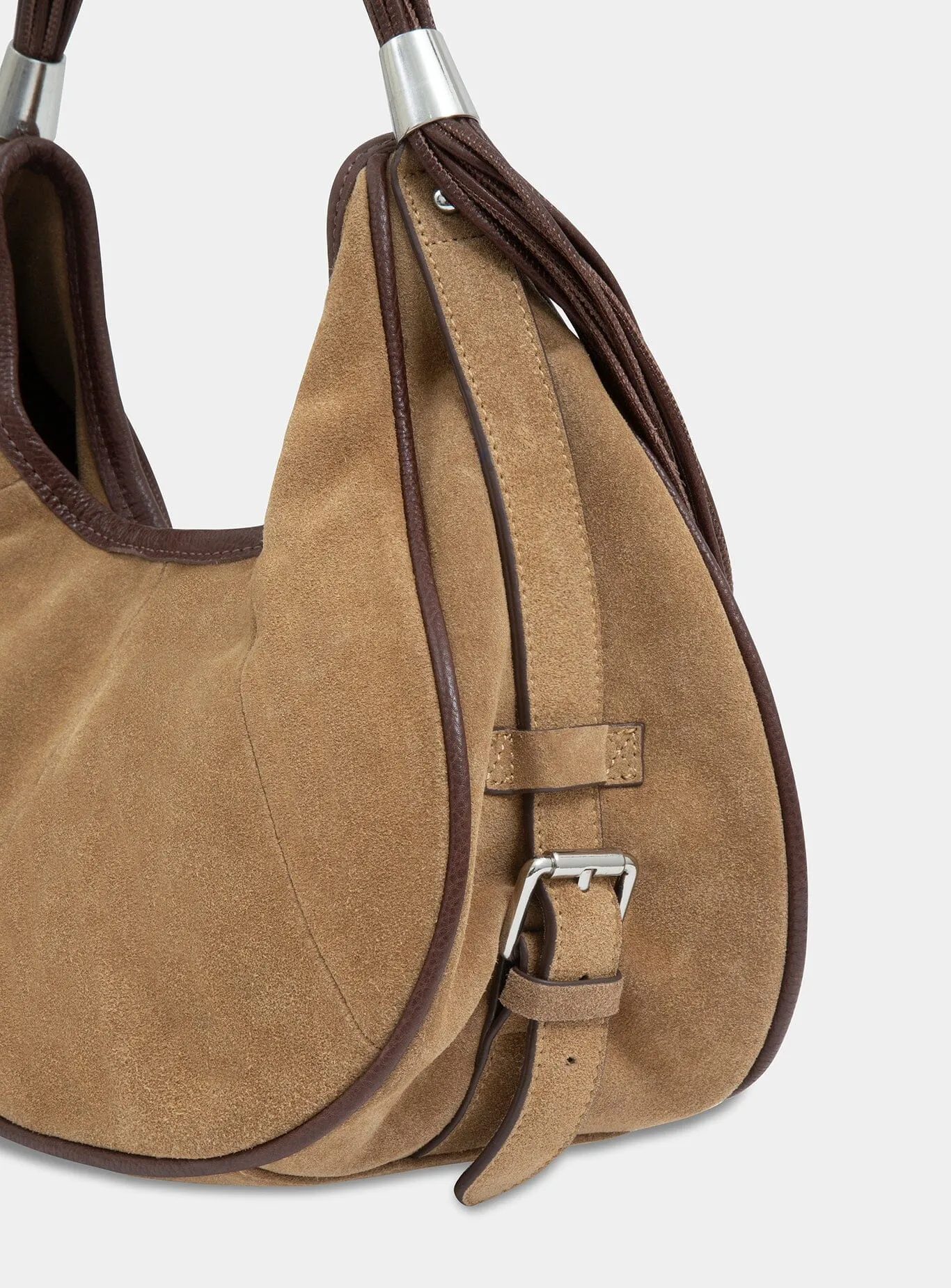 DOLLY CAMEL SUEDE BAG sold by LAAGAM product image thumbnail 5
