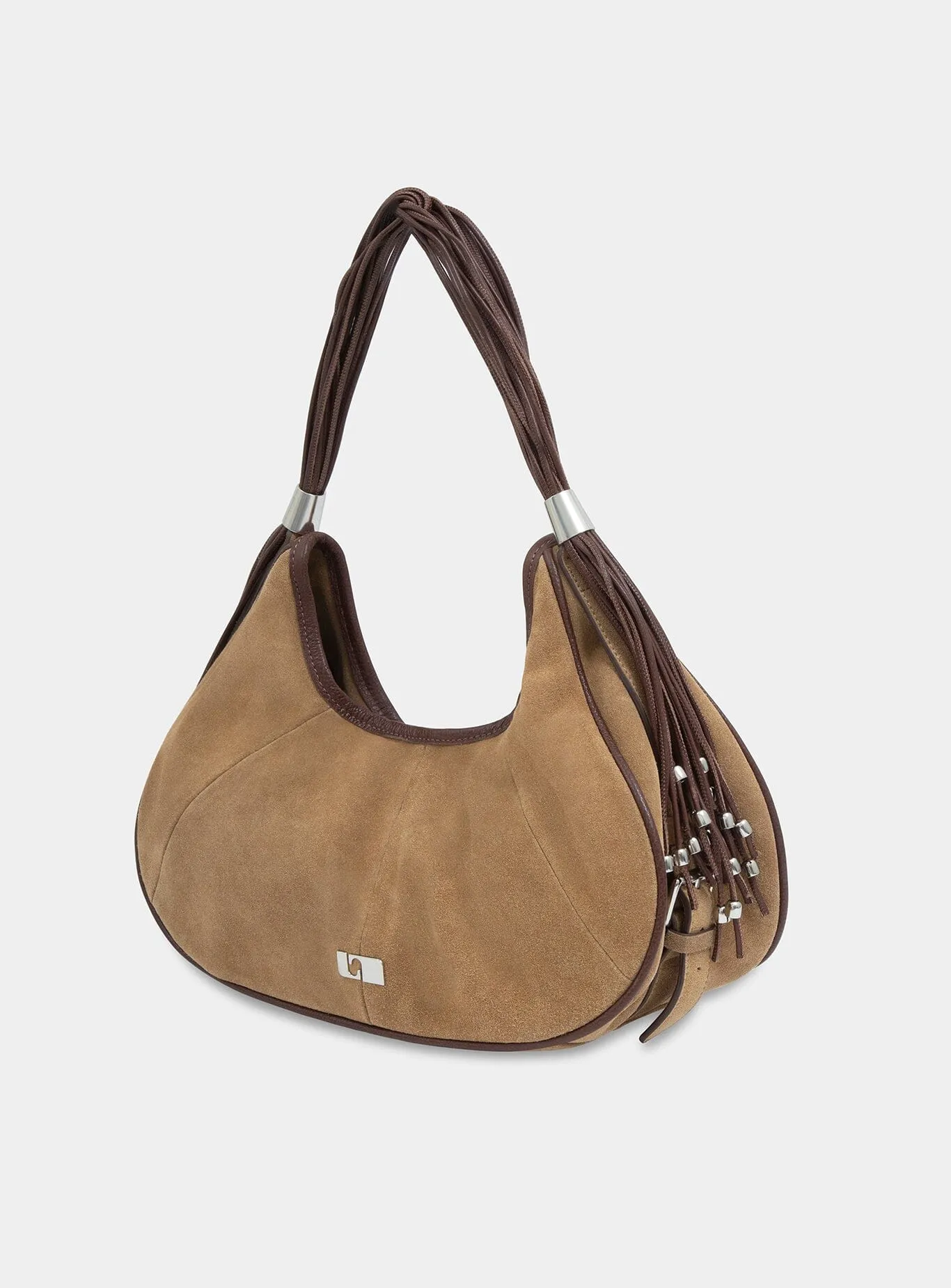 DOLLY CAMEL SUEDE BAG sold by LAAGAM product image thumbnail 4