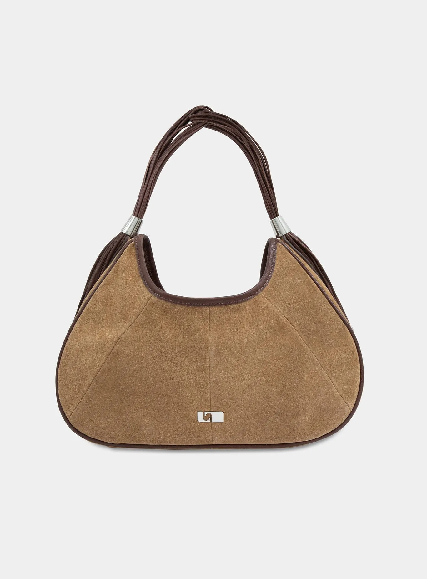 DOLLY CAMEL SUEDE BAG sold by LAAGAM