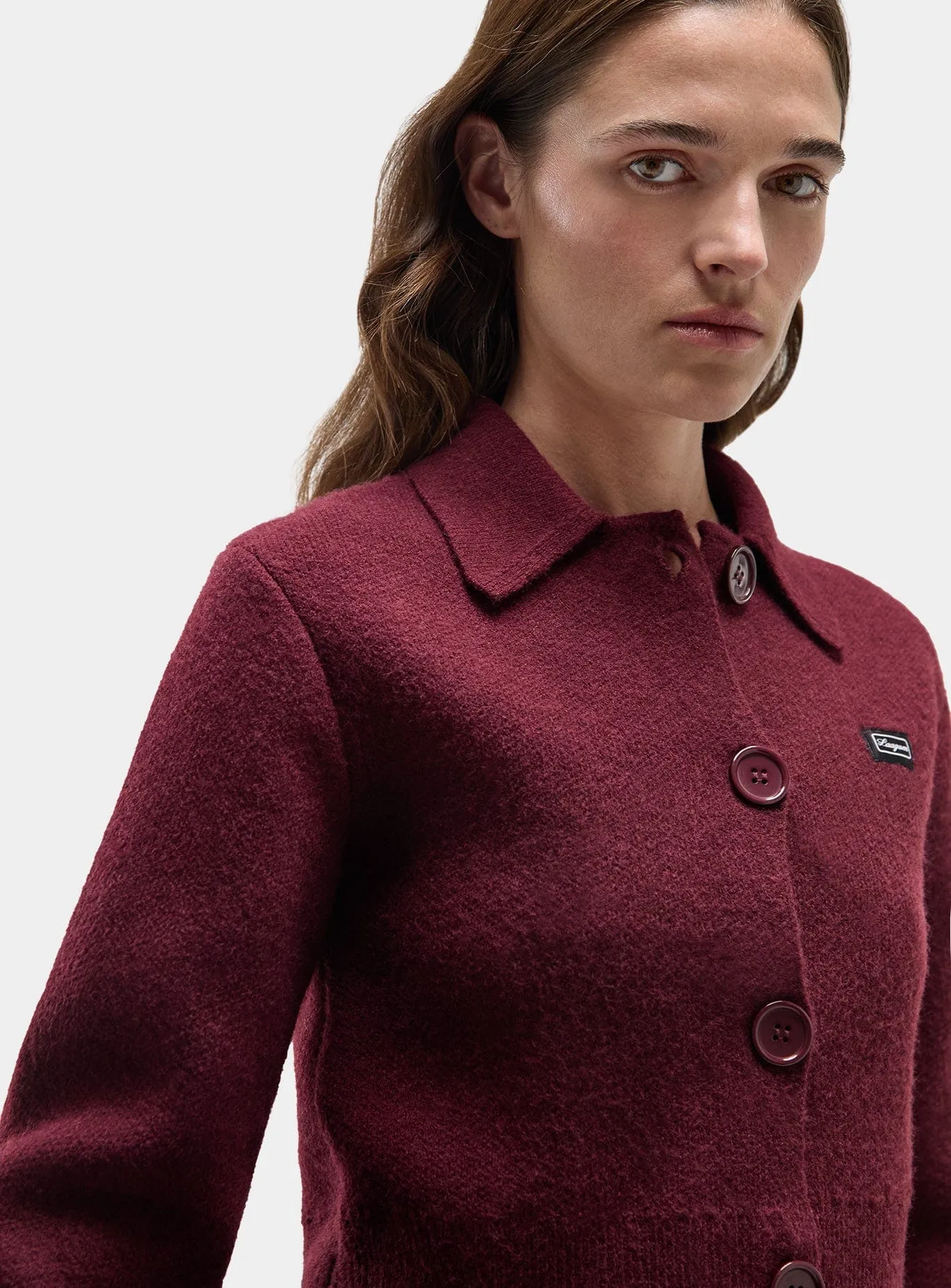 BEVERLY PLUM CARDIGAN sold by LAAGAM product image thumbnail 3