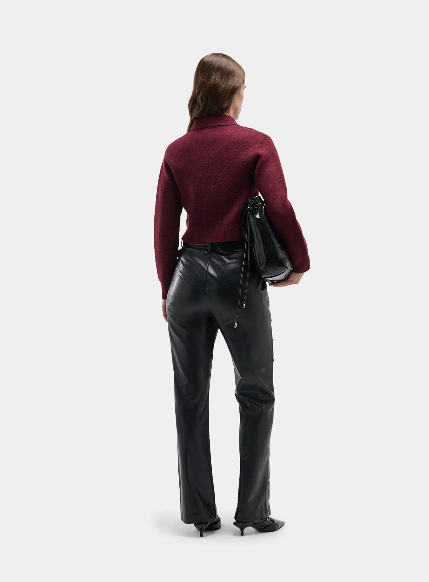 BEVERLY PLUM CARDIGAN sold by LAAGAM product image thumbnail 4