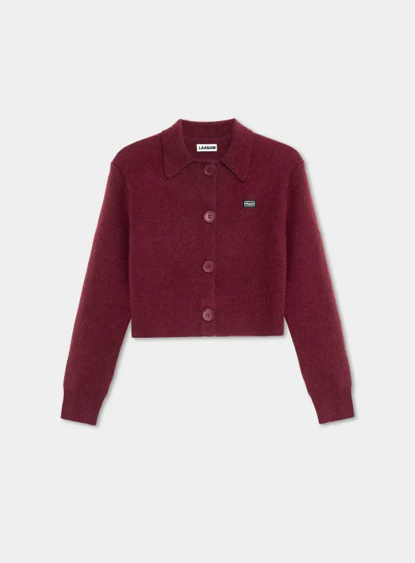 BEVERLY PLUM CARDIGAN sold by LAAGAM