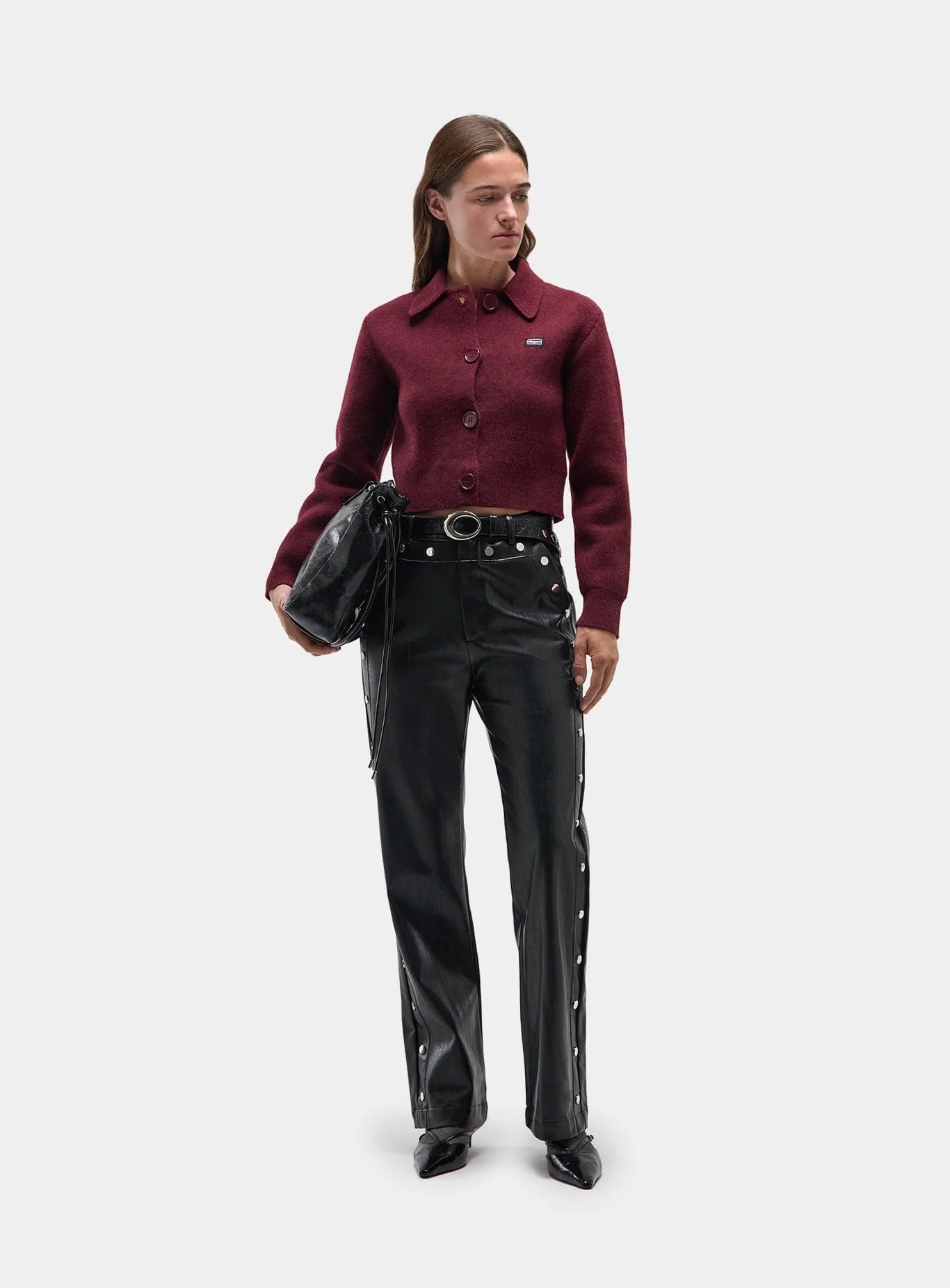 BEVERLY PLUM CARDIGAN sold by LAAGAM product image thumbnail 2