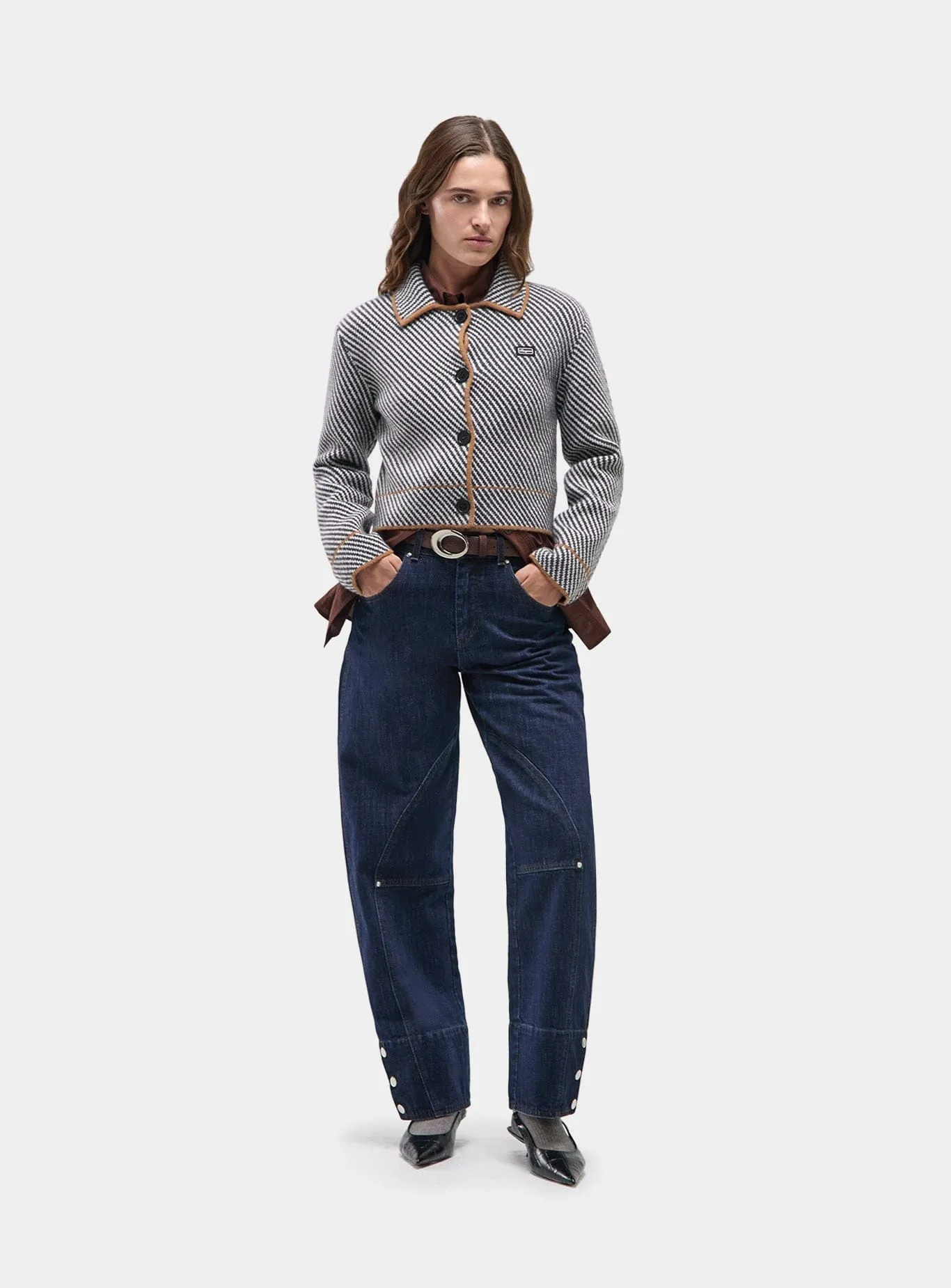 NOHO DENIM BARREL JEANS sold by LAAGAM