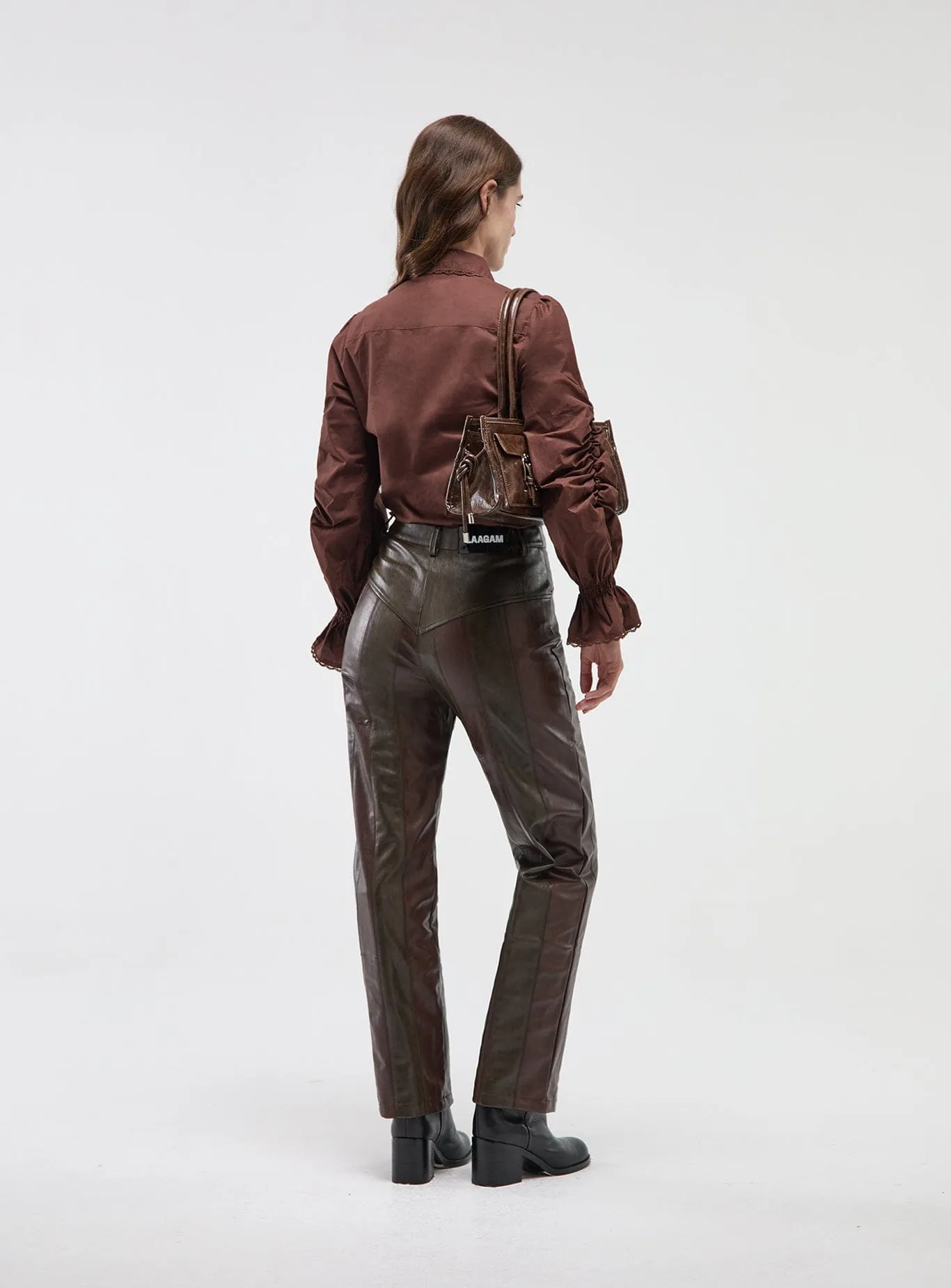 MAIA BROWN PANTS sold by LAAGAM product image thumbnail 3