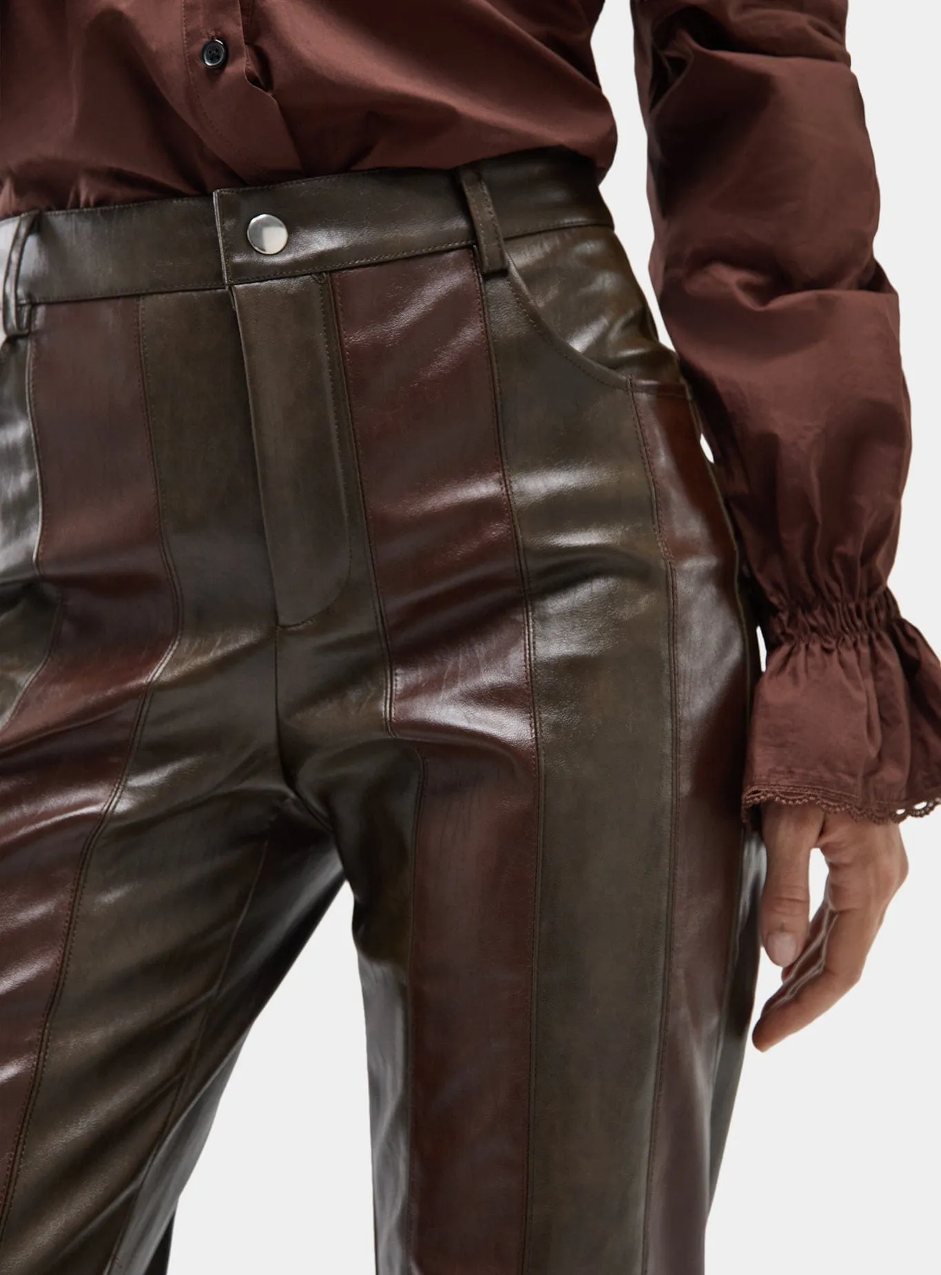 MAIA BROWN PANTS sold by LAAGAM product image thumbnail 4