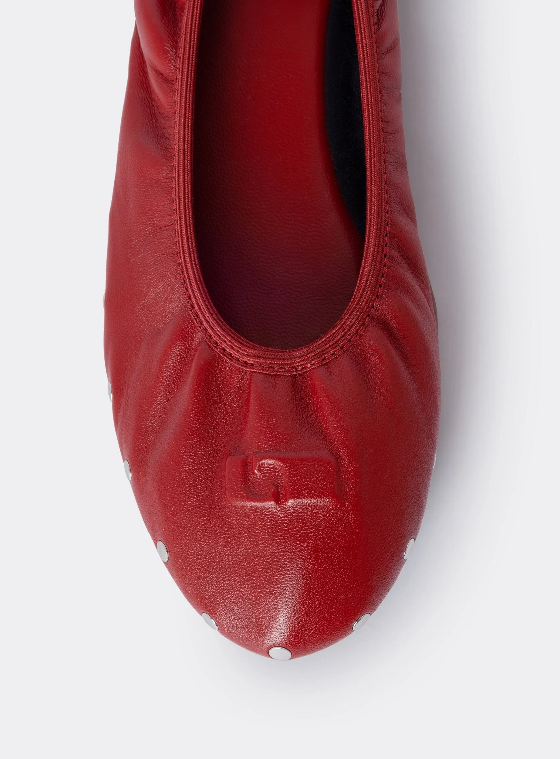PLIÉ RED STUDS BALLERINA sold by LAAGAM product image thumbnail 4