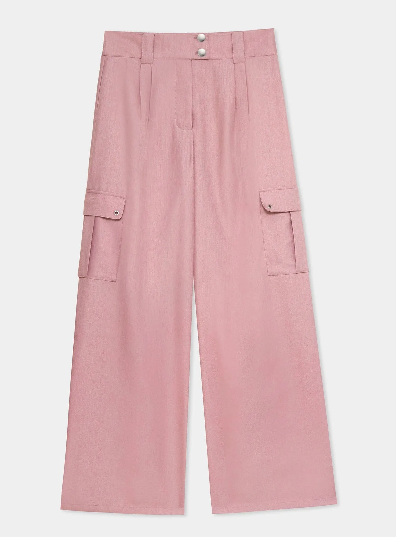 TIRSA PINK CARGO PANTS sold by LAAGAM product image thumbnail 4