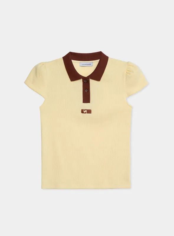 ERYA BUTTER POLO T-SHIRT made by LAAGAM