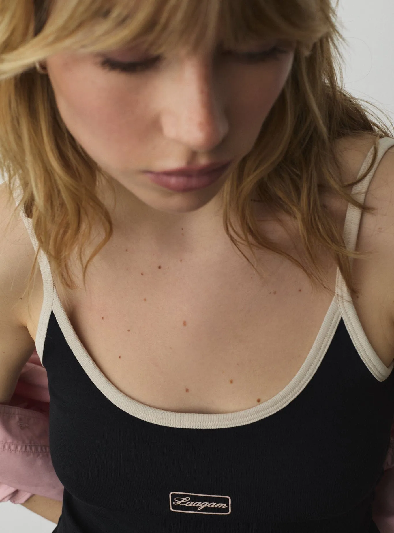 MEMFIS BLACK STRAP TANK TOP sold by LAAGAM product image thumbnail 2