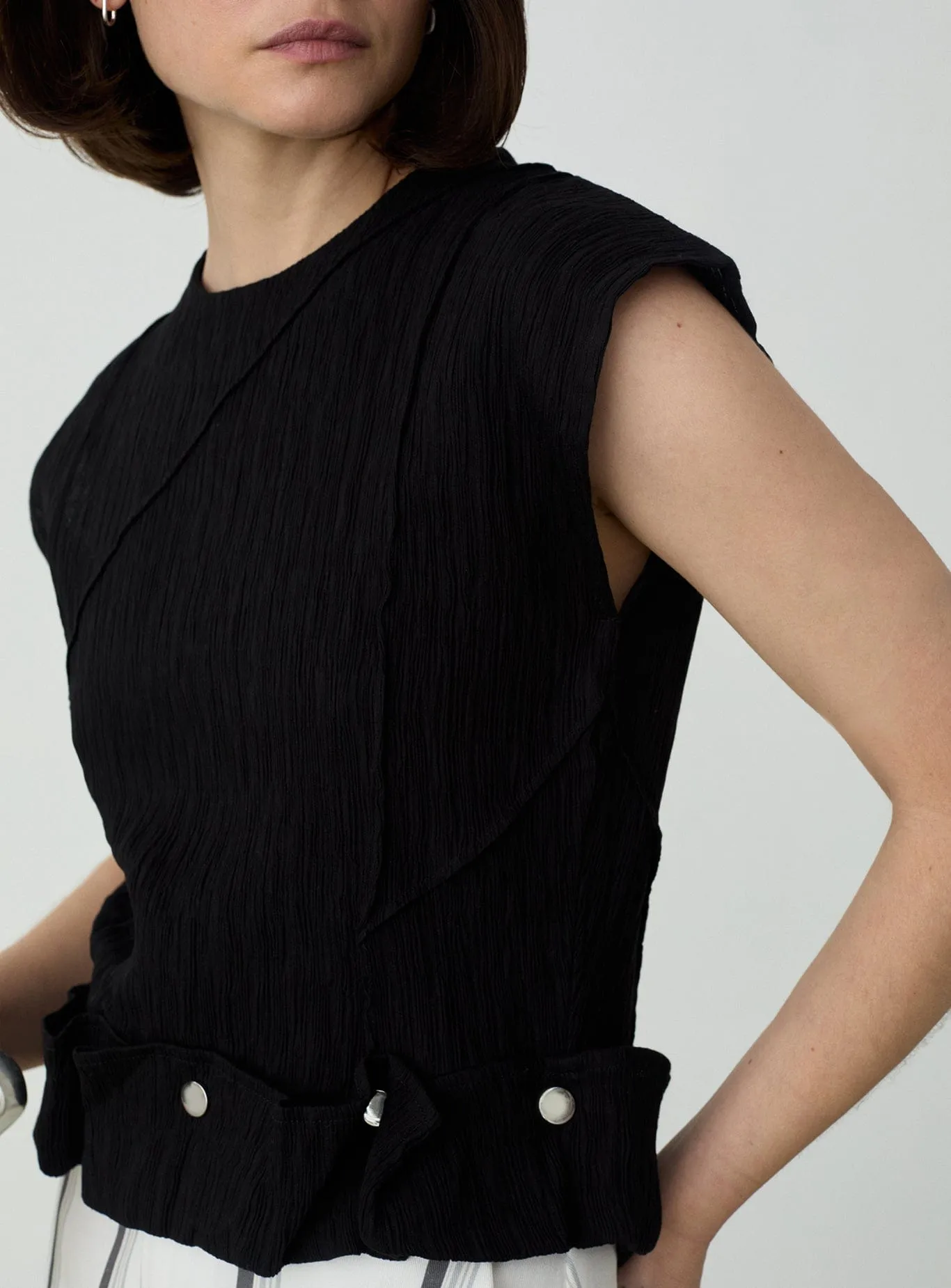 ZANIA BLACK TOP sold by LAAGAM