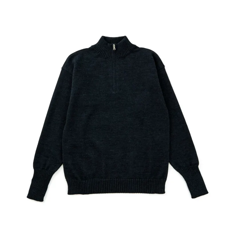 Seaman Half-Zip Dark Indigo sold by Andersen-Andersen