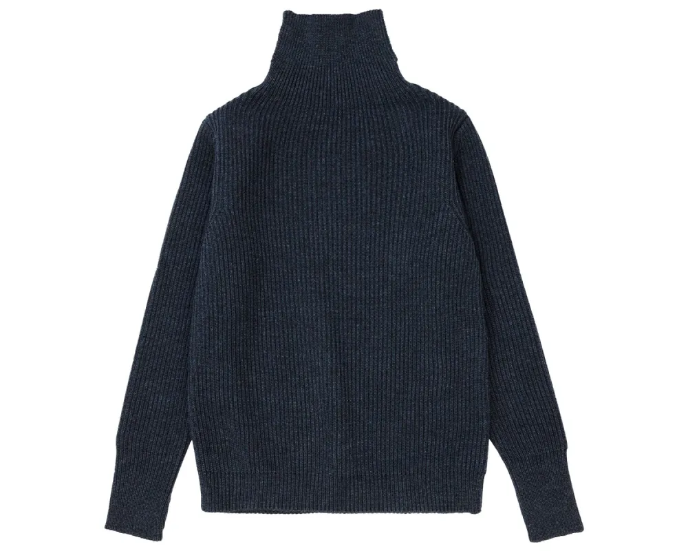 Navy Turtleneck Dark Indigo sold by Andersen-Andersen