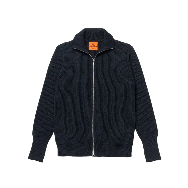 Navy Full-Zip Dark Indigo sold by Andersen-Andersen