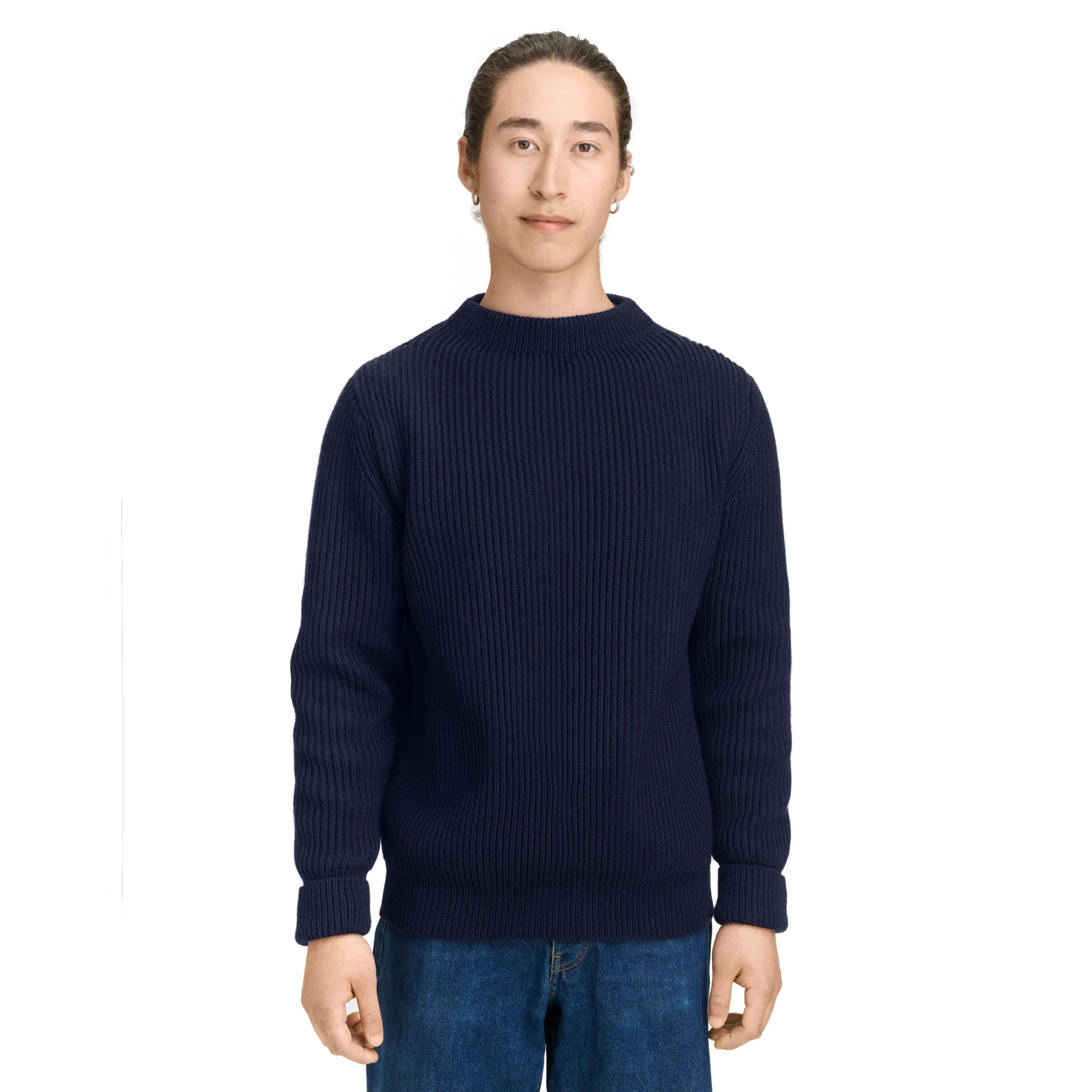 Navy Crewneck Dark Indigo sold by Andersen-Andersen product image thumbnail 2