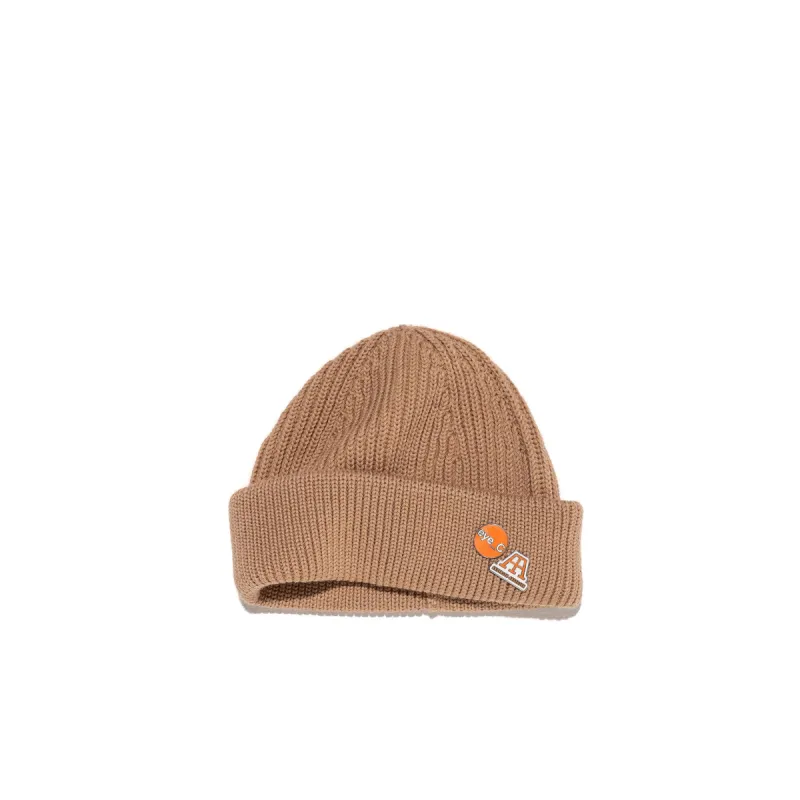 Beanie Medium Double Fold Camel sold by Andersen-Andersen