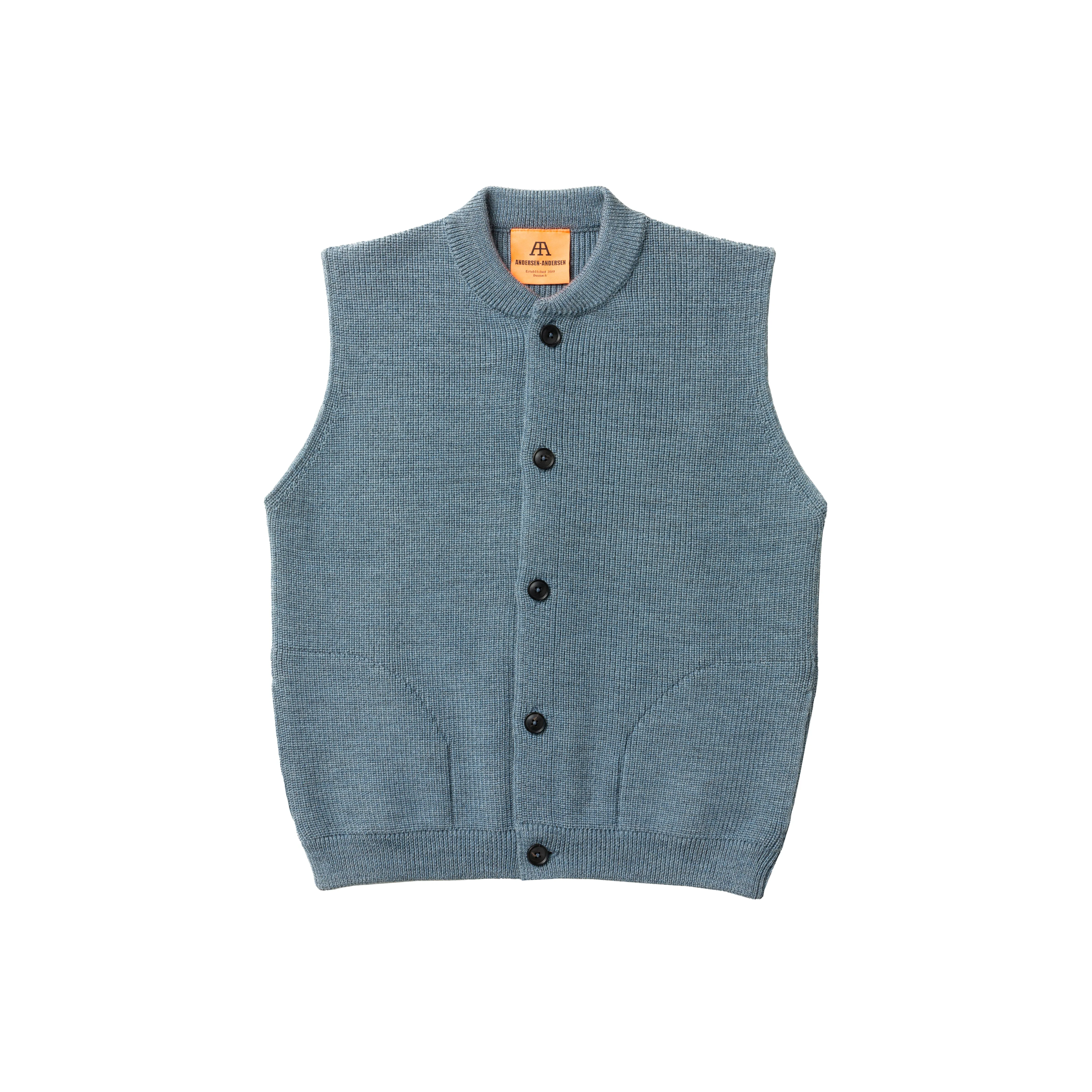 Skipper Vest Light Indigo sold by Andersen-Andersen